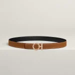 Flot belt buckle & Reversible leather strap 24 mm - Image 2